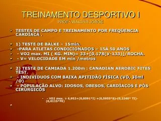 treinamento desportivo i prof waldyr jorge