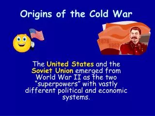 Origins of the Cold War