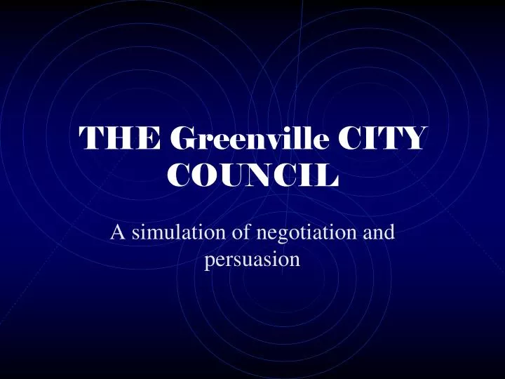 the greenville city council