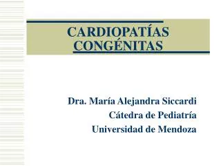 cardiopat as cong nitas