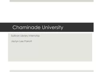 Chaminade University