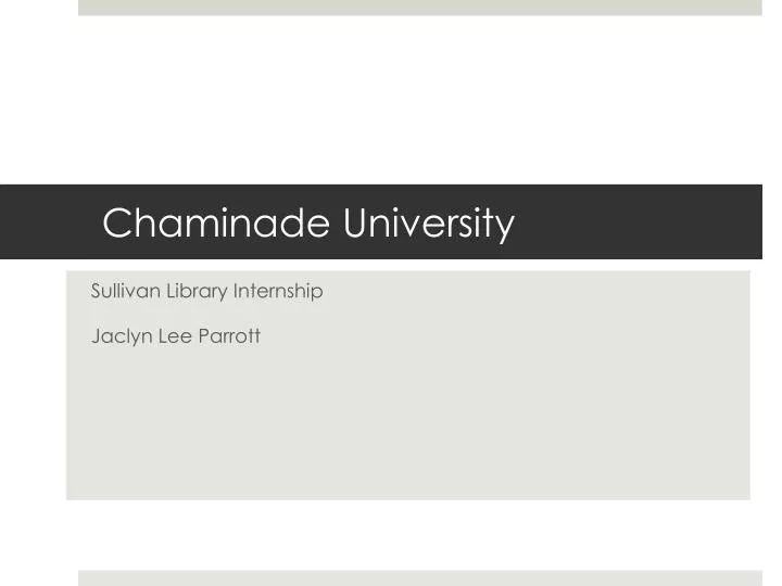 chaminade university