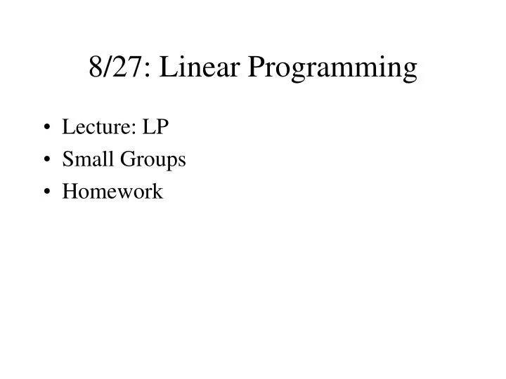 8 27 linear programming