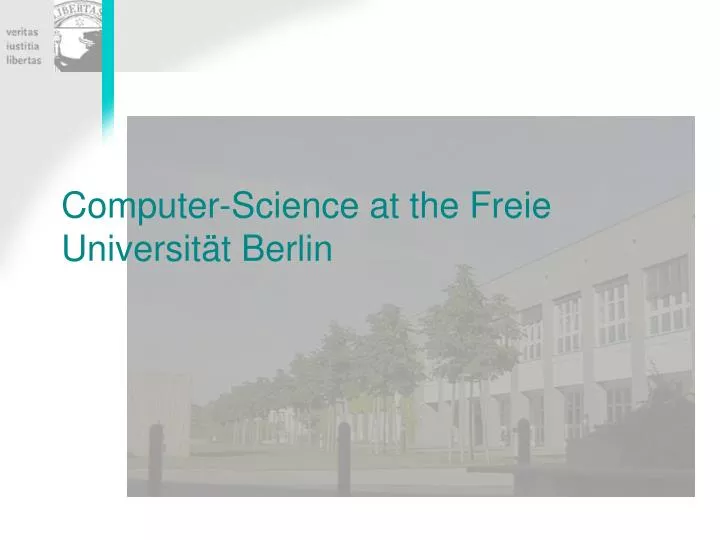 computer science at the freie universit t berlin