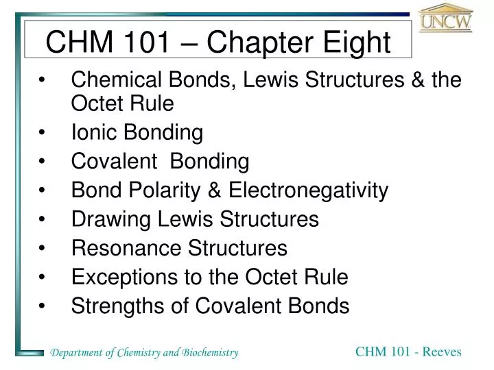 chm 101 chapter eight