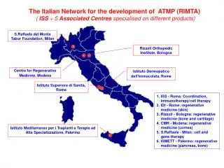 The Italian Network for the development of ATMP (RIMTA)