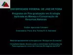 UNIVERSIDADE FEDERAL DE JUIZ DE FORA - slide 1