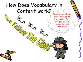 How Does Vocabulary in Context work?