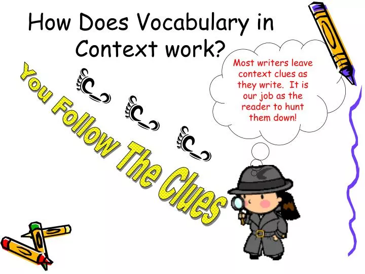 how does vocabulary in context work