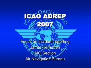 ICAO ADREP 2007