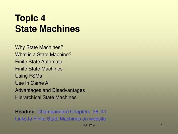 topic 4 state machines