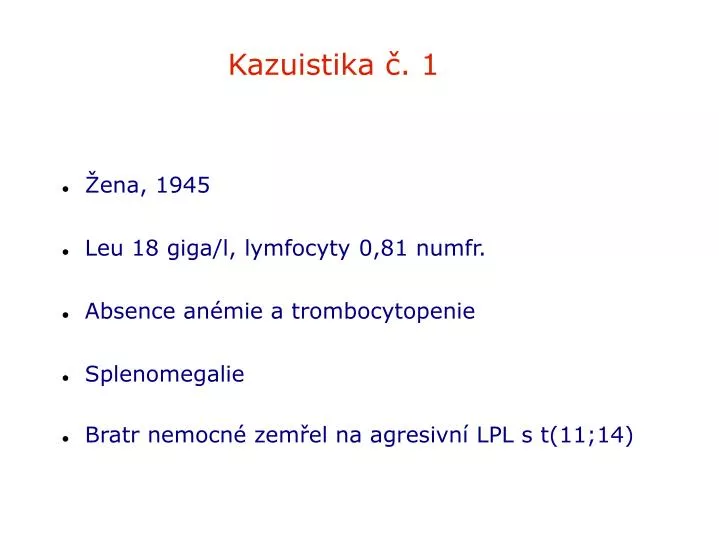 kazuistika 1