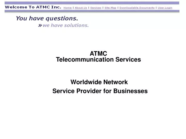atmc telecommunication services