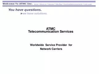 ATMC Telecommunication Services