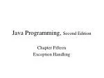 Java Programming, Second Edition - slide 1