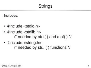 Strings