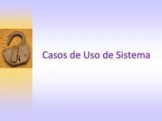 casos de uso de sistema