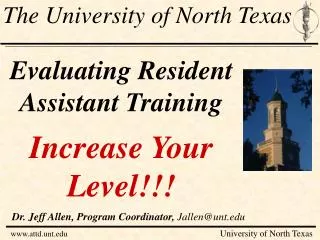The University of North Texas