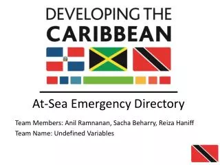 At-Sea Emergency Directory