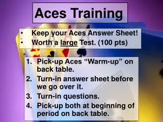 Aces Training
