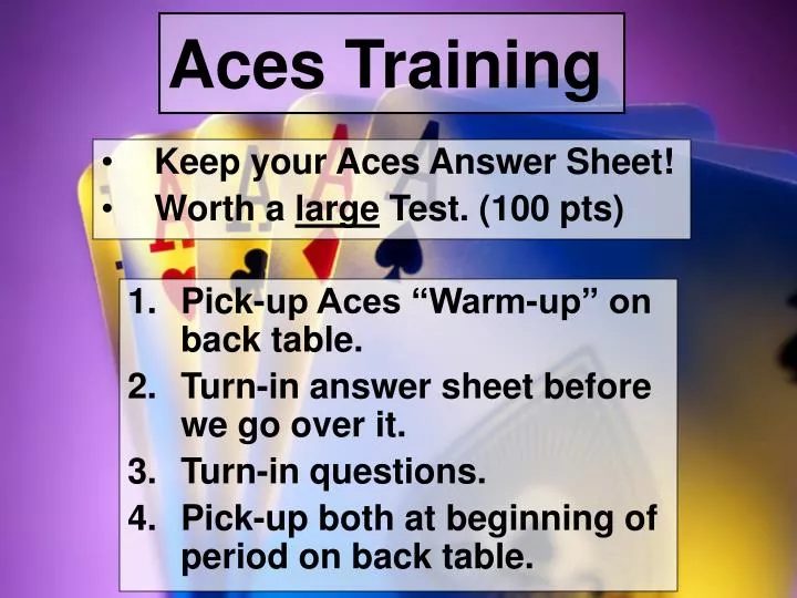 aces training