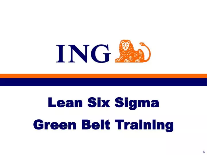 lean six sigma green belt training