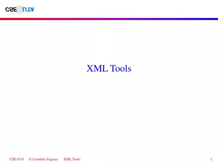 xml tools