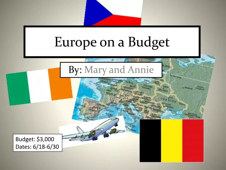 europe on a budget