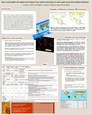 Black carbon emissions in Asia for May 1-10, 2001