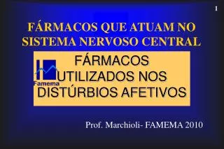 f rmacos que atuam no sistema nervoso central