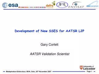 Development of New SSES for AATSR L2P