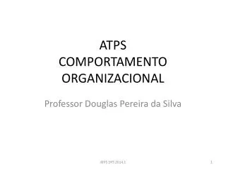 atps comportamento organizacional