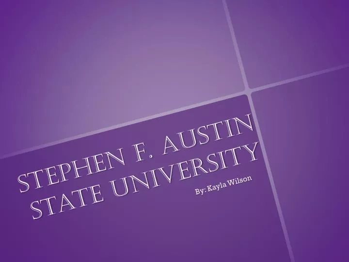 stephen f austin state university