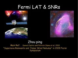 Fermi LAT &amp; SNRs