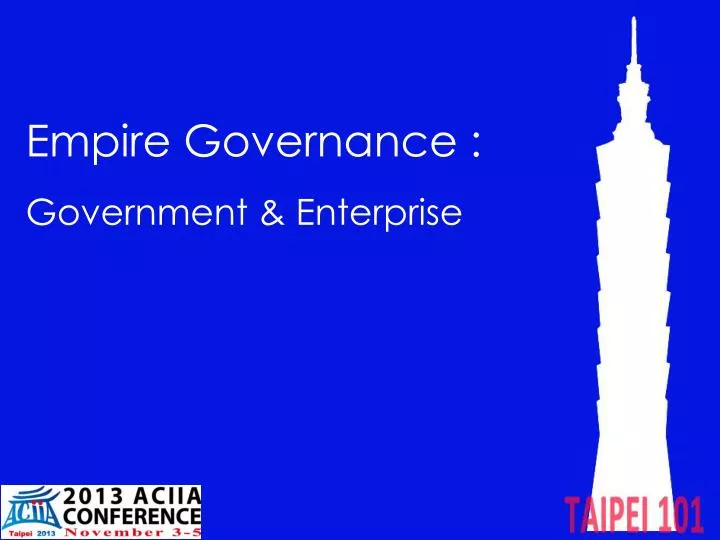 empire governance government enterprise