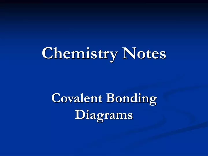 chemistry notes