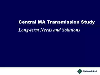 Central MA Transmission Study