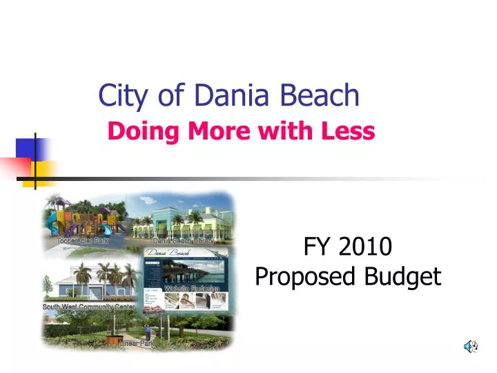 city of dania beach doing more with less