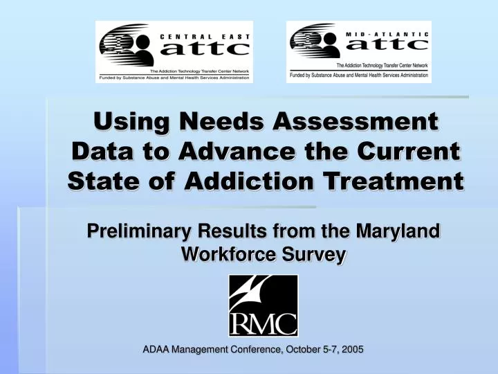 using needs assessment data to advance the current state of addiction treatment