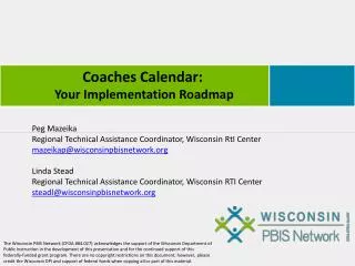 Coaches Calendar: Your Implementation Roadmap