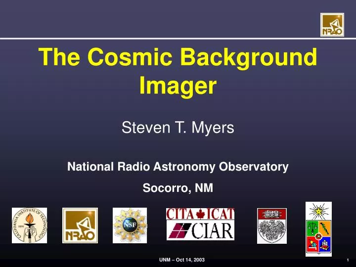 the cosmic background imager