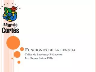 funciones de la lengua