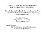 Homogeneous Solution Lattice Model Study: Experiments and Theories in Chiral Asymmetric Synthesis - slide 1