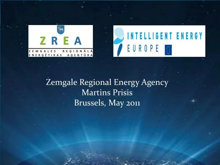 zemgale regional energy agency m a rti ns pr i sis brussels may 2011