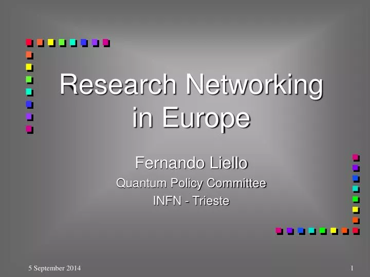 research networking in europe