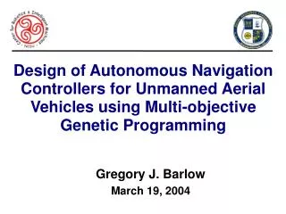 Gregory J. Barlow March 19, 2004