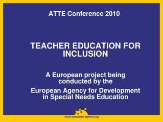 ATTE Conference 2010