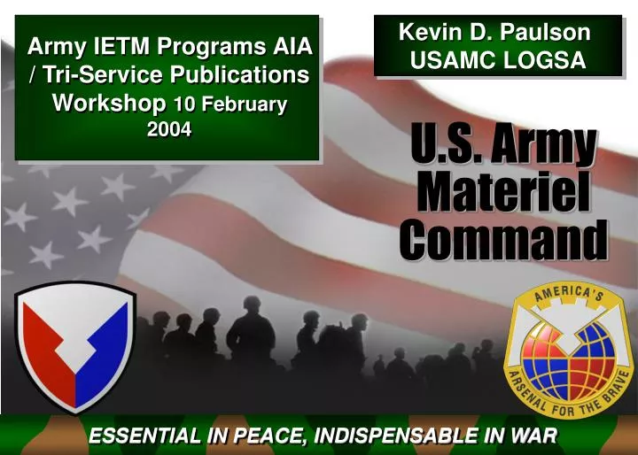 army ietm programs aia tri service publications workshop 10 february 2004