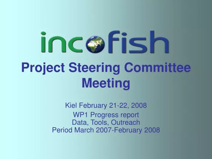 project steering committee meeting