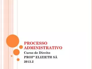 processo administrativo